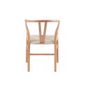 Silla Wishbone Madera y Hilo de cuerda - Natural Comedor y Estar