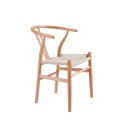 Silla Wishbone Madera y Hilo de cuerda - Natural Comedor y Estar