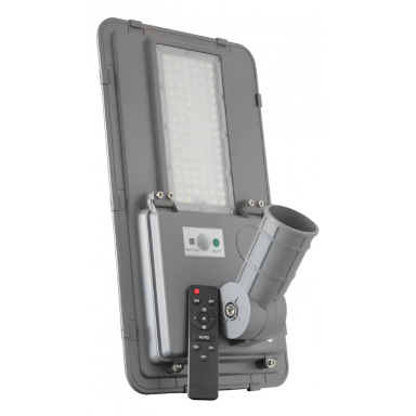 Luminaria Solar Con Sensor De Movimiento Monocristalina 200W modelo Epsilon 2 Iluminación exterior