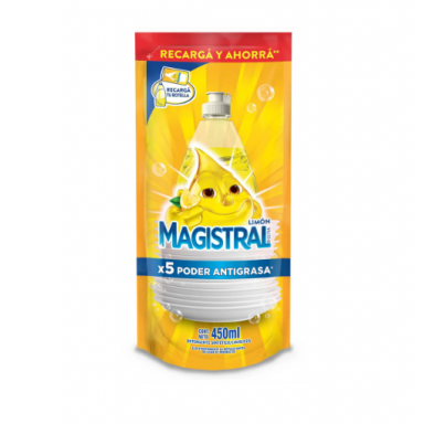 Detergente Lavalozas Magistral Doy Pack 450 Ml Aseo y Limpieza