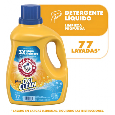 Detergente Líquido Arm & Hammer Oxiclean Fresh Scent 2,97ml Inicio