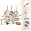 Batería de Cocina Antiadherente Granito 20 Piezas Caanasweis Inicio