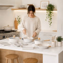 Set de Cocina Antiadherente Multifuncional con Moldes y Utensilios Inicio
