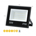 Foco Proyector De Area Led 30w IP66 IK08 Modelo Atlas Konnergie Iluminación exterior