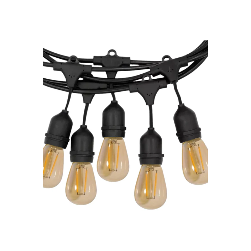 Guirnalda exterior IP65 10 soquetes 5M Konnergie