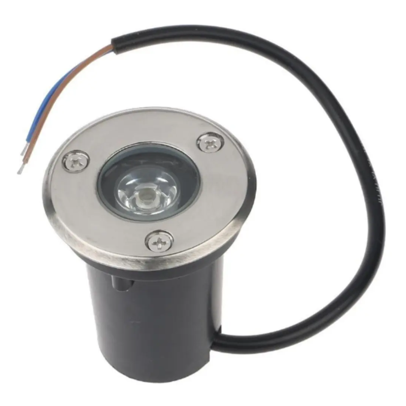 Foco de piso 1W 3000K IP67 Konnergie Iluminación exterior
