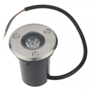 Foco de piso 1W 3000K IP67 Konnergie Iluminación exterior