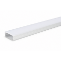 Perfil blanco 2M difusor de 0.3MM Modelo 1810 con tapas y hebillas Konnergie Iluminación