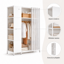 Closet organizador plegable blanco Inicio