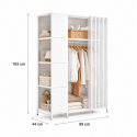 Closet organizador plegable blanco Inicio