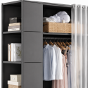Closet organizador plegable Gris Inicio