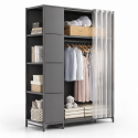 Closet organizador plegable Gris Inicio