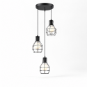 Lámpara colgante triple Loft Ferrara Lámparas colgantes