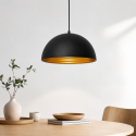 Lámpara colgante negra Loft Prisma Inicio