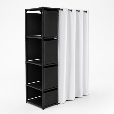 Closet organizador plegable Gris Inicio