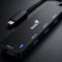 Hub 4 en 1 Genius Plug Type C to USB 3.0 Inicio
