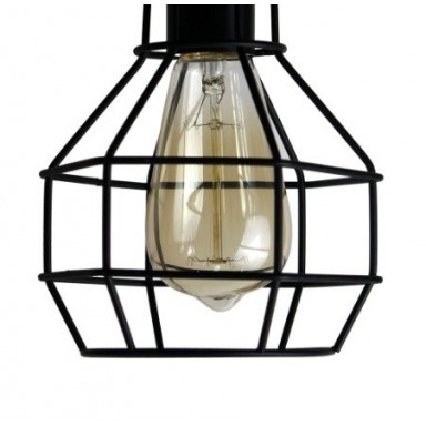 Lámpara Ovalada Metálica Iluminación