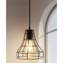 Lampara Triangular Metalica Iluminación