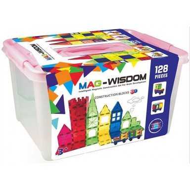 Juegos 3D Mag Wisdom. Set 128 pcs Juguetes