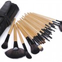 Set profesional de 20 pinceles Y 4 brochas para maquillaje Belleza