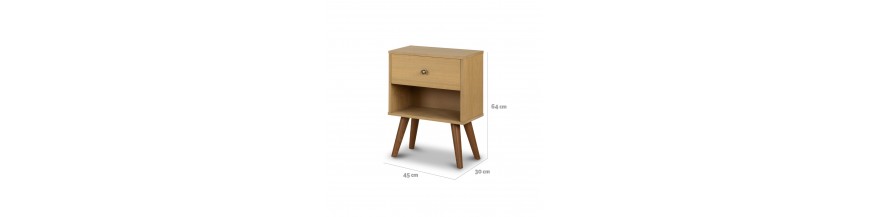 Veladores 1 cajón