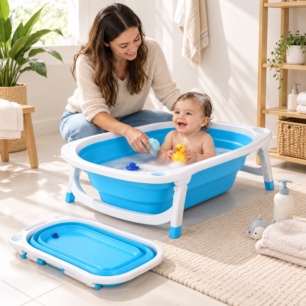 Bañera plegable para bebé
