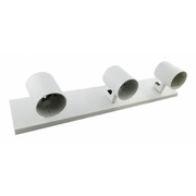 Barra Sobrepuesta Triple Gu-10 Blanco Mate P3 Megabright El Container