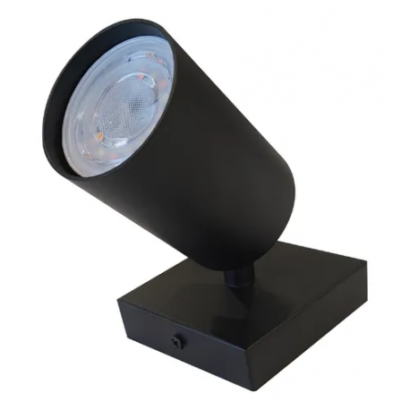 Imagen de Barra Sobrepuesta Simple Gu-10 Negro Mate P1 Megabright para hogar u oficina disponible online