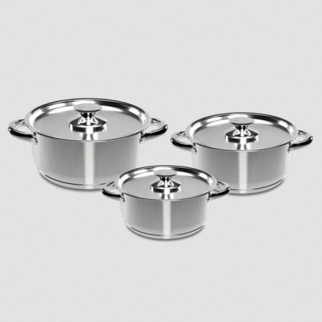 Imagen de Batería De Cocina 6 Piezas Acero Inoxidable 420-6Ss disponible para compra online