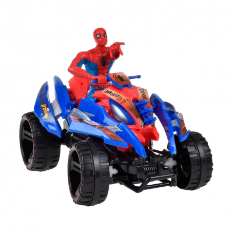 Cuatrimoto R/C con Figura Spiderman
