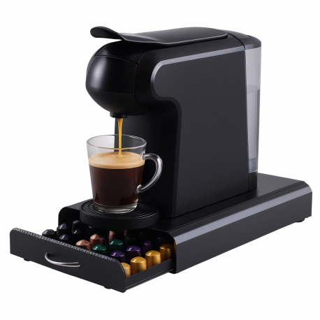 Imagen de Cajon Organizador de 60 Capsulas Nespresso para hogar u oficina disponible online