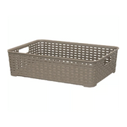 Canastilla Organizadora Tavarua 6.6 L - Taupe Reyplast para hogar disponible online en El Container