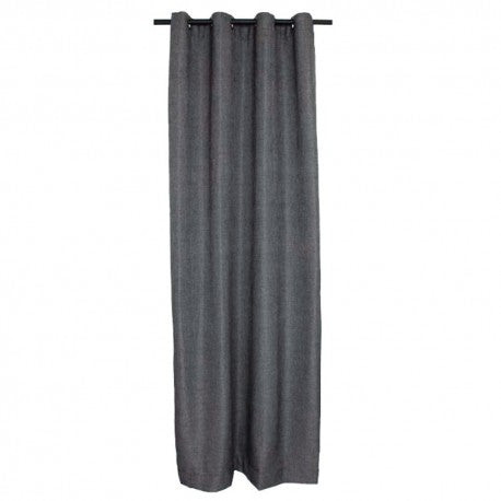 Cortina Argollas KIKAR 1.40 X 2.25 Gris Oscuro