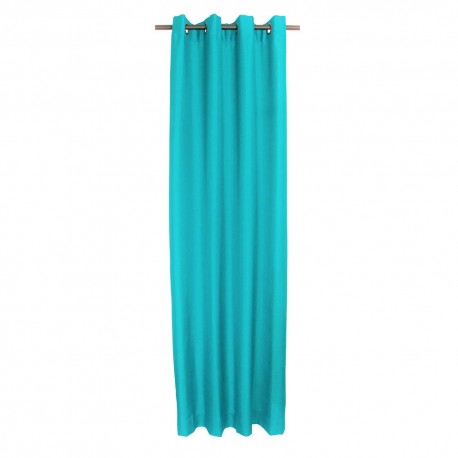 Cortina Argollas MATI 140X225 TURQUESA