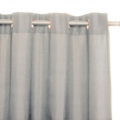 Cortina Argollas MATI 140X225 cm Gris Claro. Masel