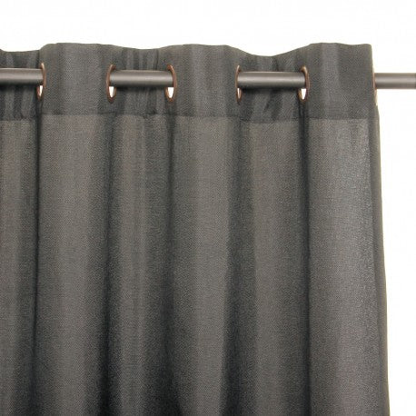 Cortina Argollas MATI 140X225 cm Gris Oscuro. Masel