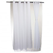 Cortina set Yasmin 8 pzas. 1.40 x 2.25 cm Blanco. Masel