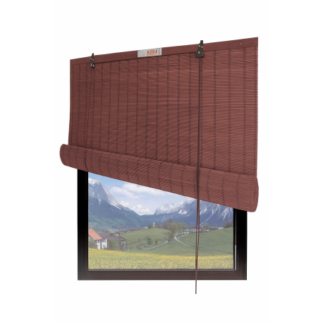 Cortinas Enrollable Bambú Biancobelo