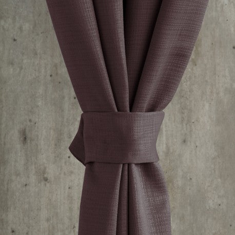 Cortinas de argolla Set Embosed 1.40 x 2.25 Chocolate. Masel