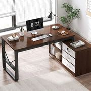 Escritorio Duved Dark Wood