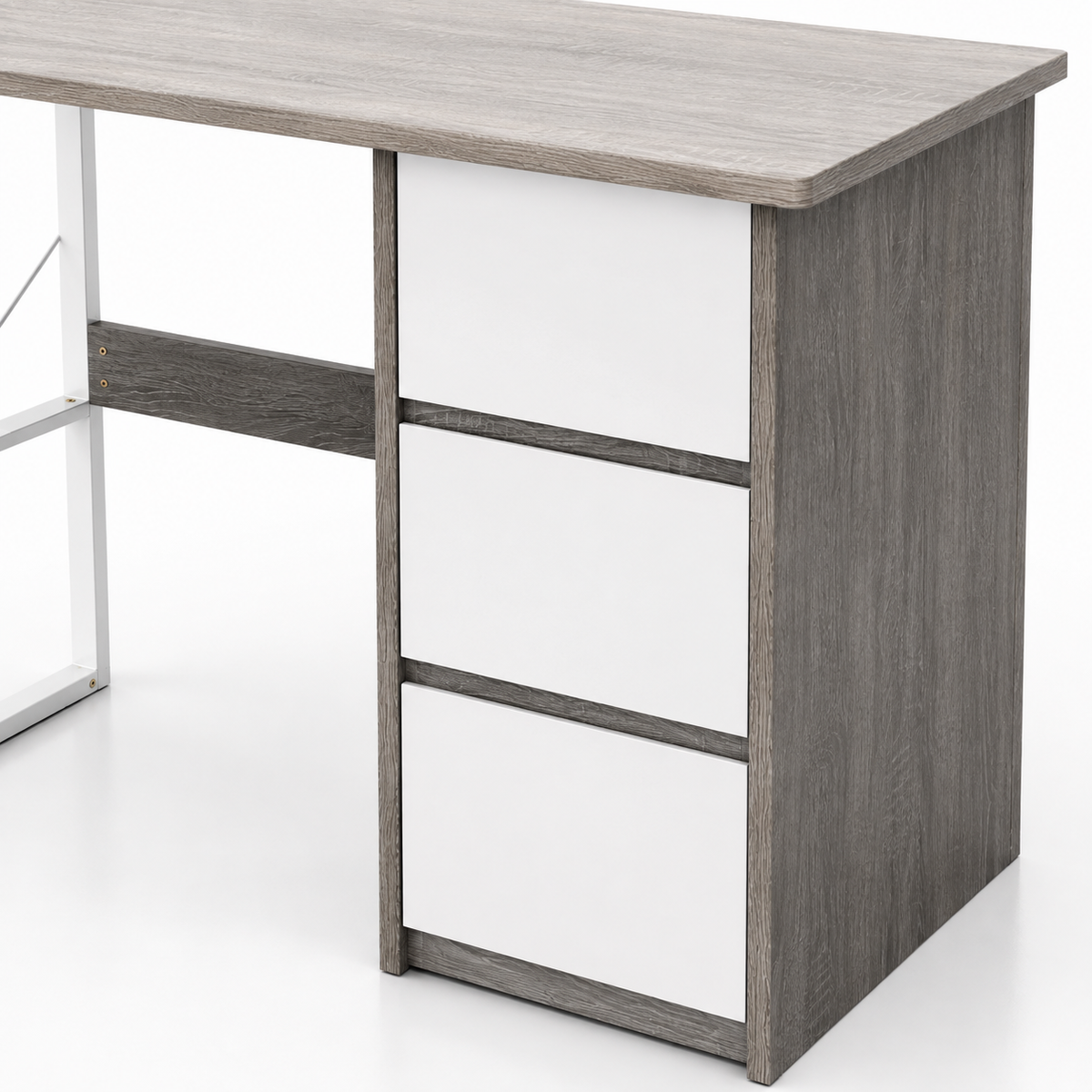 Escritorio con cajones Andorra Gray