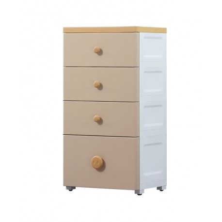 Estante Con Cajonera Beige 4 Niveles PC414B