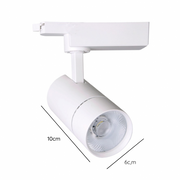 FOCO LED A RIEL MONOFASICO 10W 4000K BLANCO MODELO ALTAIR ZEROFLICKER A KONNERGIE