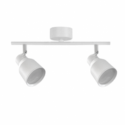 Foco porta gu10 doble blanco sobrepuesto led modelo híades