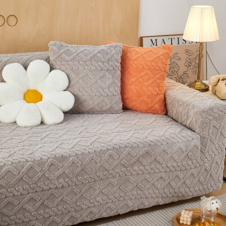 Funda para Sofa Nordica Gris 2 Cuerpos