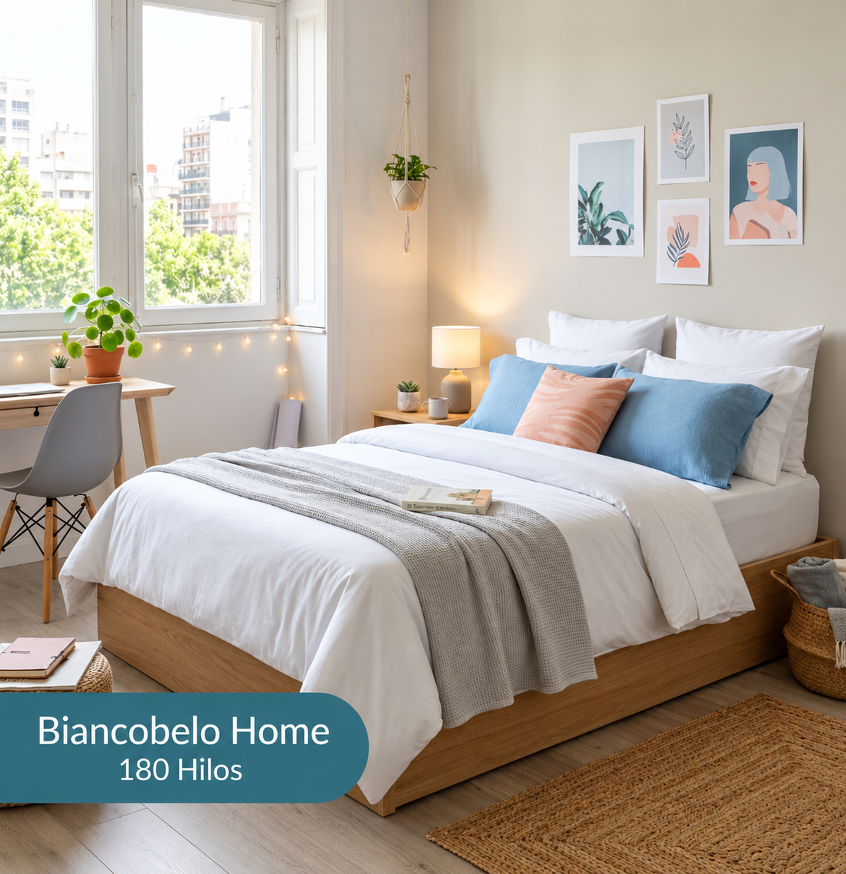 Juego de Sábanas Biancobelo Home Blanca