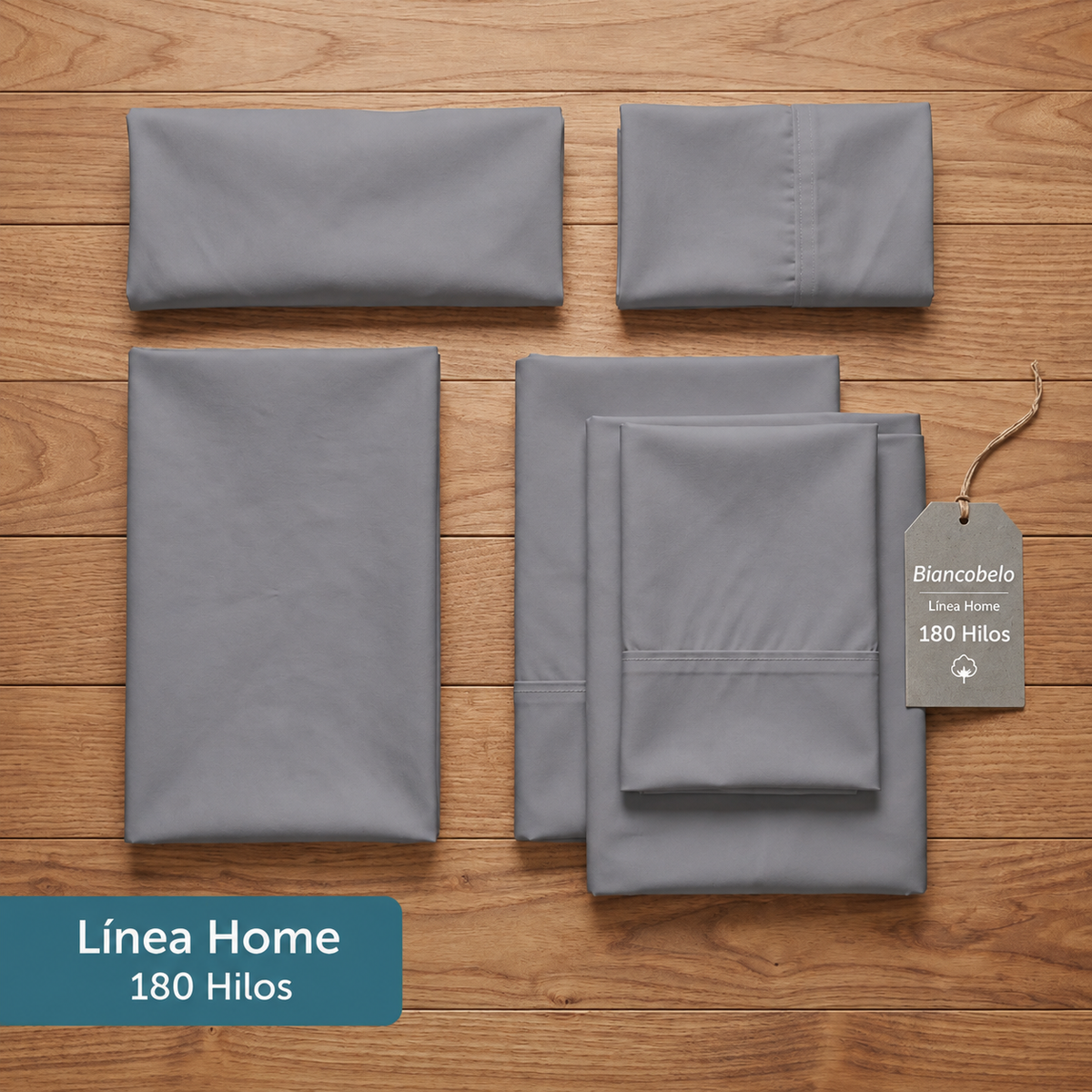 Juego de Sábanas Biancobelo Home Gris