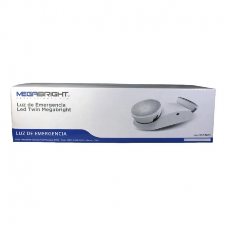 Lámpara Emergencia Led Twin Megabright