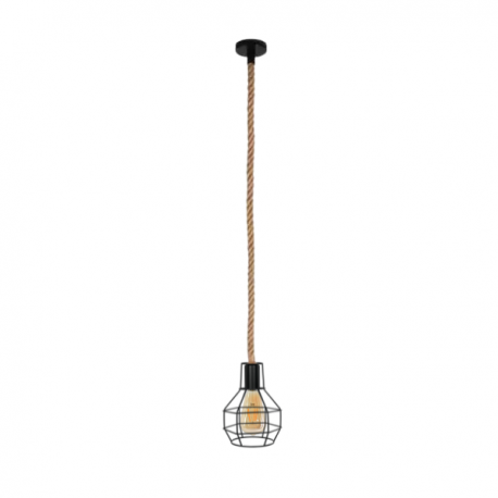 Lámpara de techo porta ampolleta e27 modelo Yute Siegburg