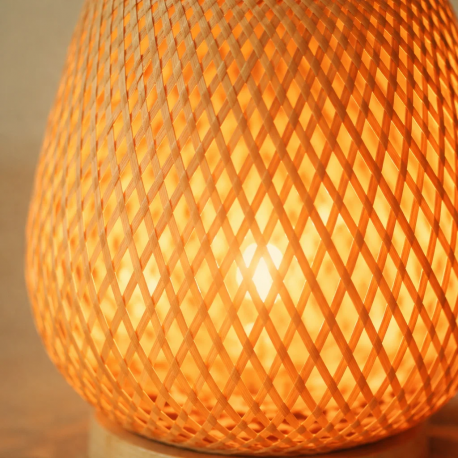 Lampara de Mesa Bamboo 30cm